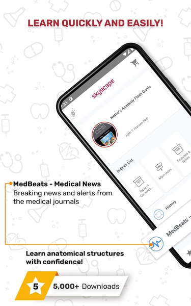 Netter's Anatomy Flash Cards - عکس برنامه موبایلی اندروید