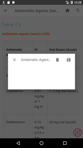 Oncology Nursing Drug Handbook - عکس برنامه موبایلی اندروید