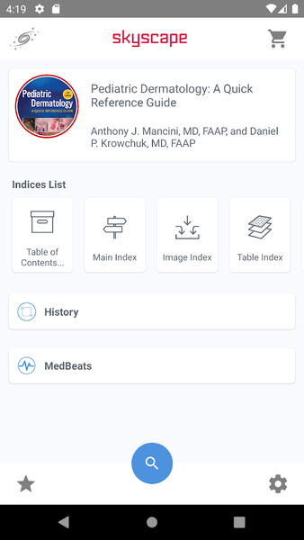 Pediatric Dermatology from AAP - Image screenshot of android app