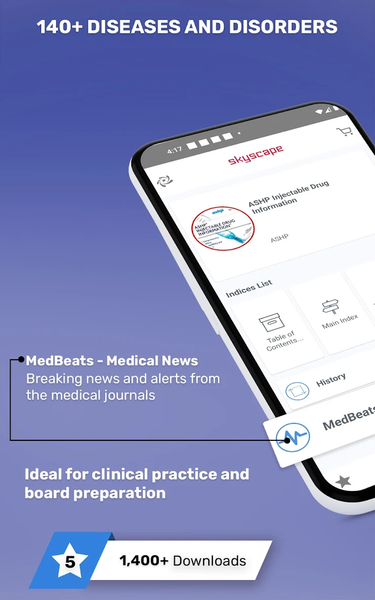 Pharmacotherapy Handbook - Image screenshot of android app