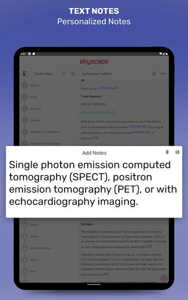 Pharmacotherapy Handbook - Image screenshot of android app