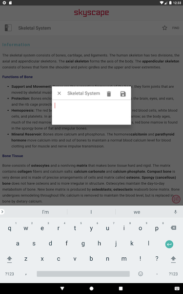 Pocket Anatomy and Physiology - Image screenshot of android app