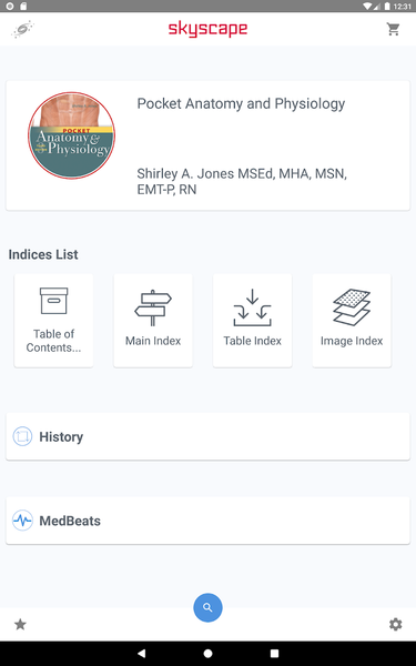 Pocket Anatomy and Physiology - Image screenshot of android app