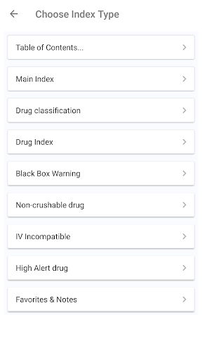 Saunders Nursing Drug Handbook - Image screenshot of android app