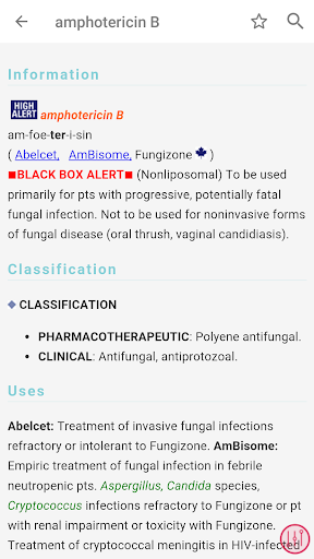 Saunders Nursing Drug Handbook - عکس برنامه موبایلی اندروید