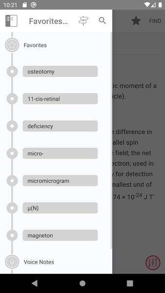 Stedman's Medical Dictionary - Image screenshot of android app