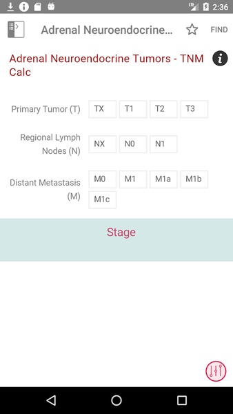 TNM Class - Malignant Tumours - عکس برنامه موبایلی اندروید