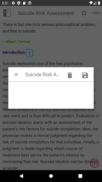 Washington Manual Psychiatry - عکس برنامه موبایلی اندروید