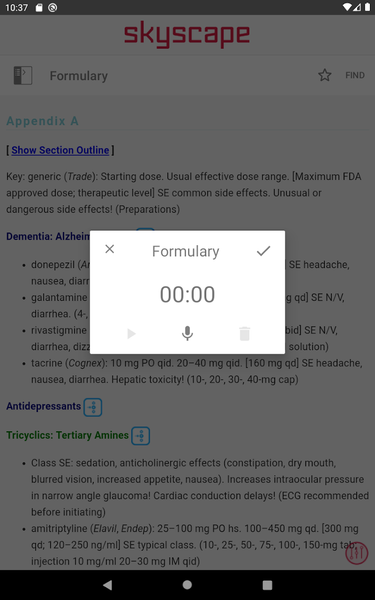 Washington Manual Psychiatry - عکس برنامه موبایلی اندروید