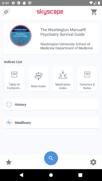 Washington Manual Psychiatry - عکس برنامه موبایلی اندروید