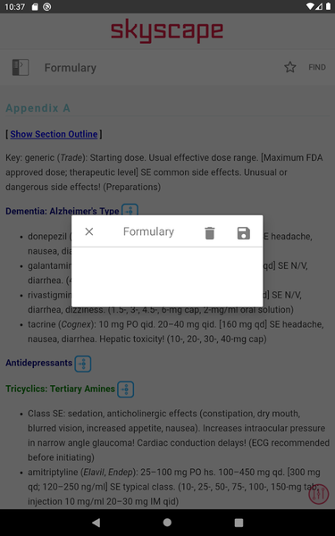 Washington Manual Psychiatry - عکس برنامه موبایلی اندروید