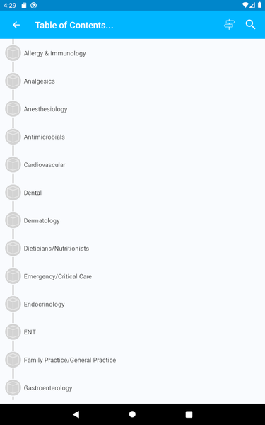 Harrison’s Manual Medicine App - Image screenshot of android app