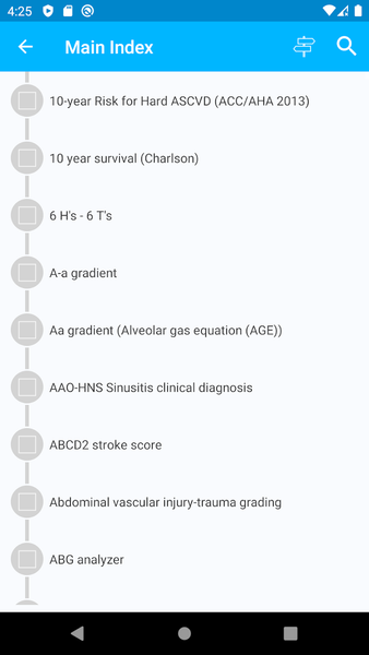 Harrison’s Manual Medicine App - Image screenshot of android app
