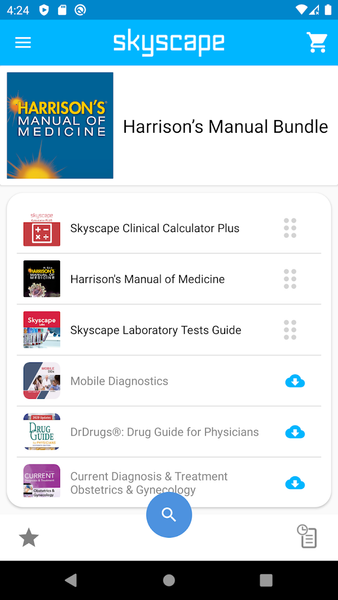 Harrison’s Manual Medicine App - Image screenshot of android app