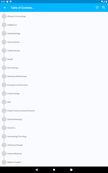 Harrison’s Manual Medicine App - Image screenshot of android app