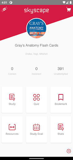 Gray's Anatomy Flash Cards - عکس برنامه موبایلی اندروید