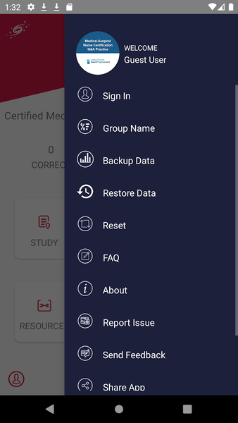 Medical Surgical Nurse Cert Ex - Image screenshot of android app