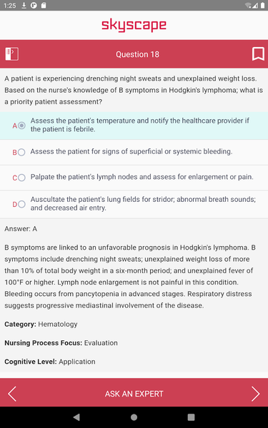 Medical Surgical Nurse Cert Ex - Image screenshot of android app