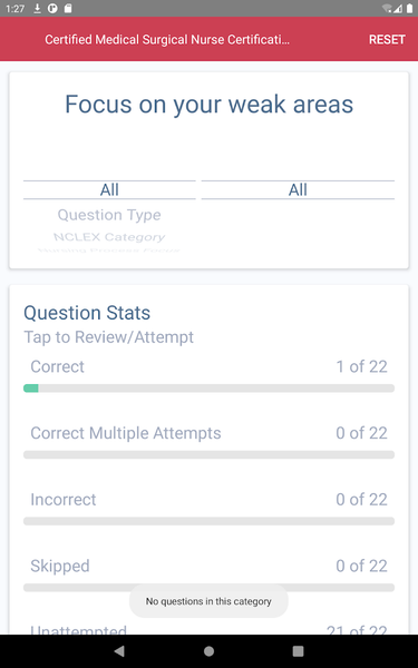 Medical Surgical Nurse Cert Ex - Image screenshot of android app
