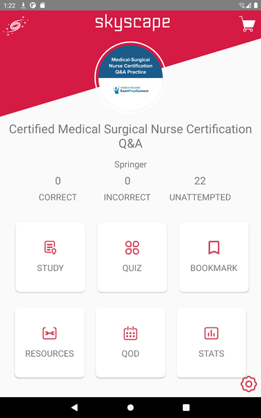 Medical Surgical Nurse Cert Ex - Image screenshot of android app