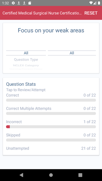 Medical Surgical Nurse Cert Ex - Image screenshot of android app
