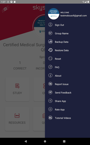 Medical Surgical Nurse Cert Ex - Image screenshot of android app