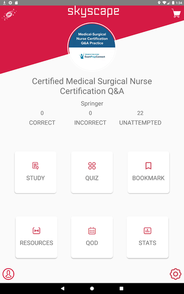 Medical Surgical Nurse Cert Ex - Image screenshot of android app