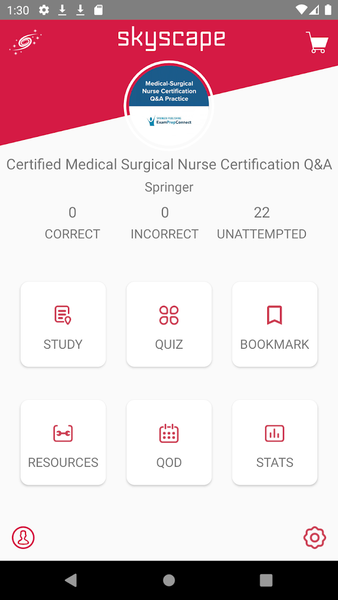 Medical Surgical Nurse Cert Ex - Image screenshot of android app