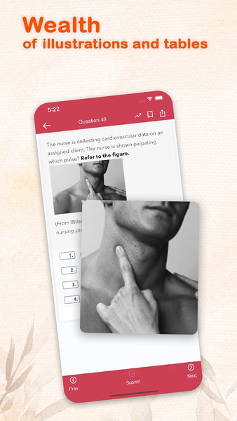 Saunders NCLEX PN Q&A LPN-LVN - Image screenshot of android app