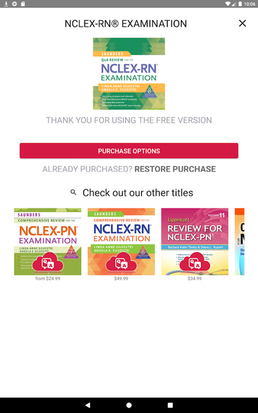 NCLEX RN Q&A Tutoring Saunders - عکس برنامه موبایلی اندروید
