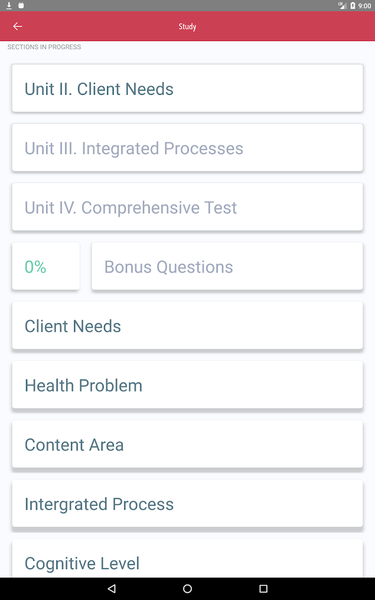 Saunders QA NCLEX PN Exam Prep - Image screenshot of android app