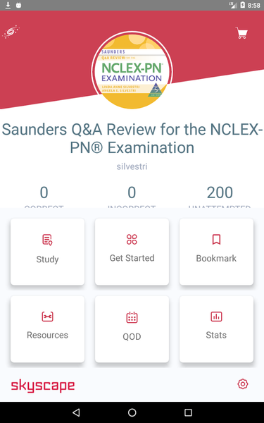Saunders QA NCLEX PN Exam Prep - Image screenshot of android app