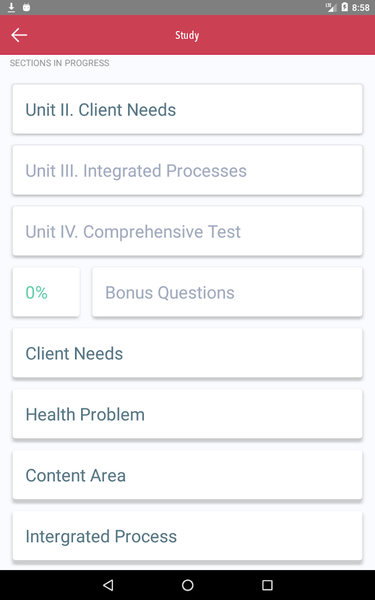 Saunders QA NCLEX PN Exam Prep - Image screenshot of android app