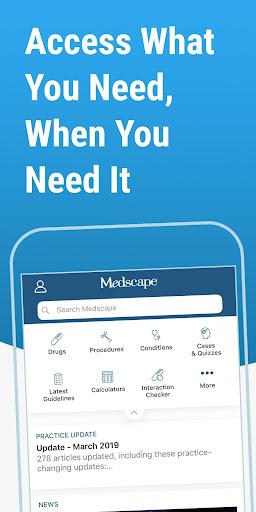 Medscape - عکس برنامه موبایلی اندروید