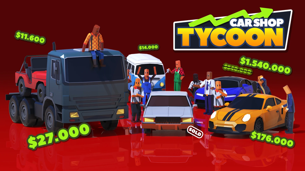 Car Shop Tycoon: Idle Junkyard - Gameplay image of android game