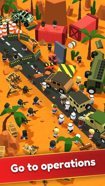 Army Store Tycoon: Idle Base - Gameplay image of android game