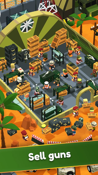 Army Store Tycoon: Idle Base - Gameplay image of android game