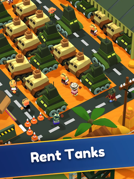 Army Store Tycoon: Idle Base - Gameplay image of android game