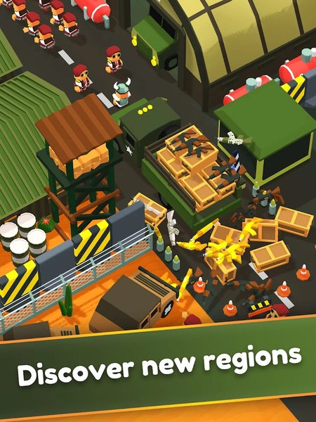 Army Store Tycoon: Idle Base - Gameplay image of android game