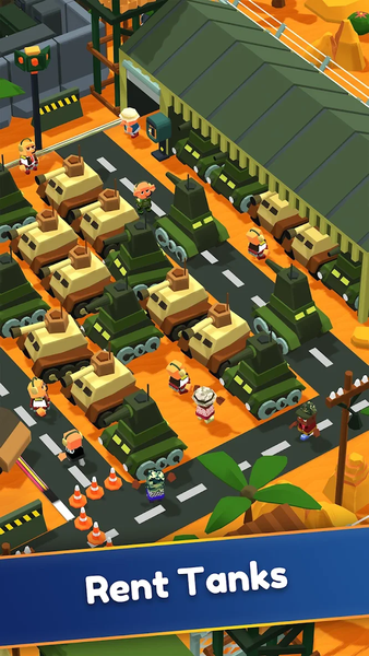 Army Store Tycoon: Idle Base - Gameplay image of android game