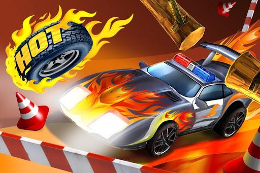 Hot Tire Asphalt Burner Action - Gameplay image of android game