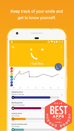 UP! - Depression, Bipolar & Bo - Image screenshot of android app