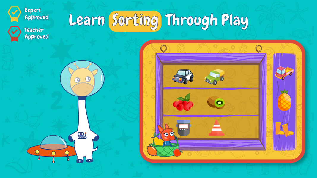EduKid: Kids Sorting Games - عکس بازی موبایلی اندروید