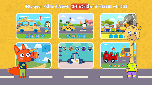 Car Games for Kids! Fun Racing - Gameplay image of android game