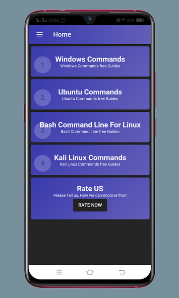 Guide to Learn Command Prompt - عکس برنامه موبایلی اندروید