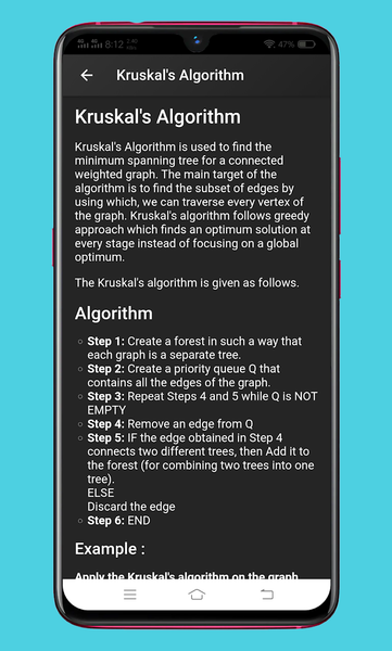 Learn Data Structures Offline - عکس برنامه موبایلی اندروید