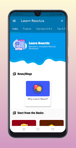 Learn React Offline, Reactjs - عکس برنامه موبایلی اندروید