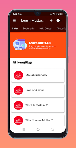 Learn Matlab Offline Guide - عکس برنامه موبایلی اندروید