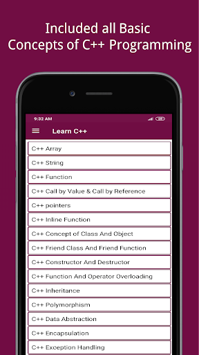 Learn C++ - Image screenshot of android app