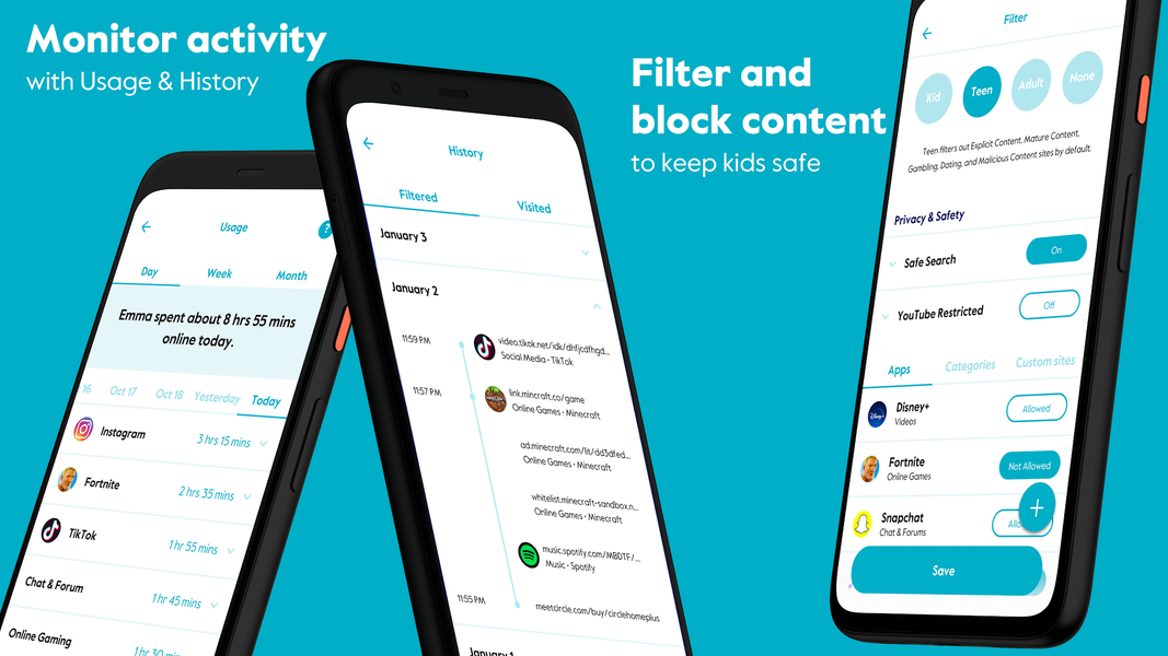 Circle Parental Controls App - عکس برنامه موبایلی اندروید